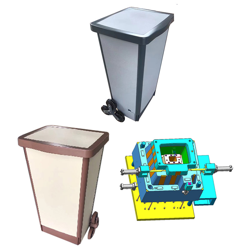 แม่พิมพ์ถังขยะล้อ