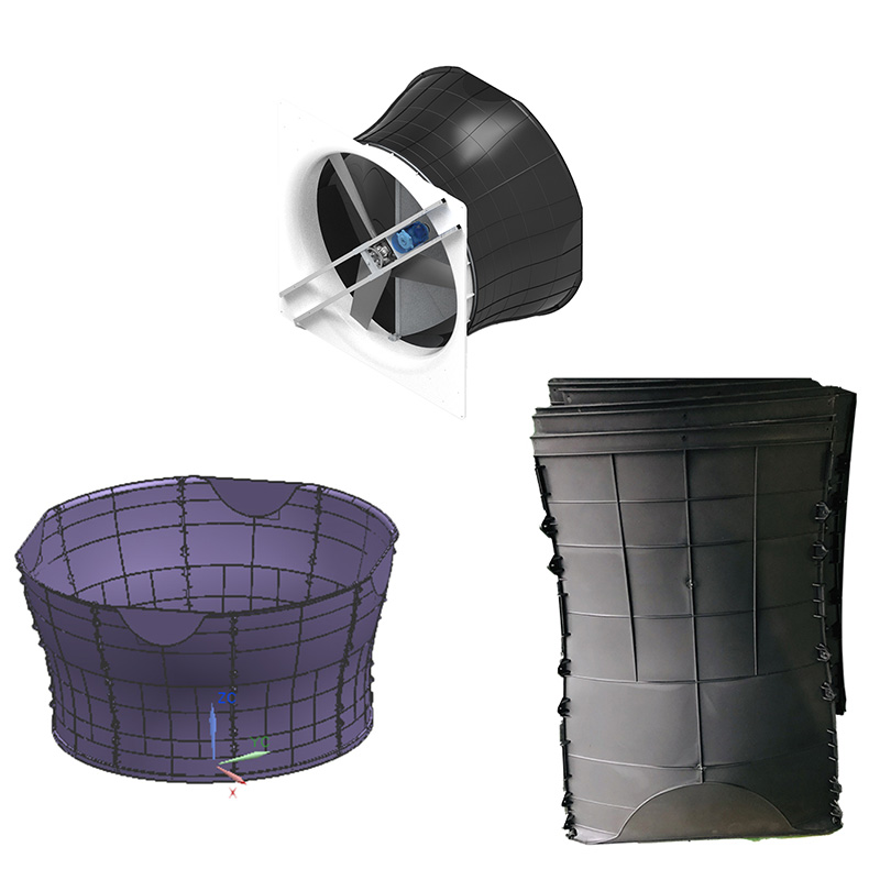 แม่พิมพ์กรวยพัดลมอุตสาหกรรม