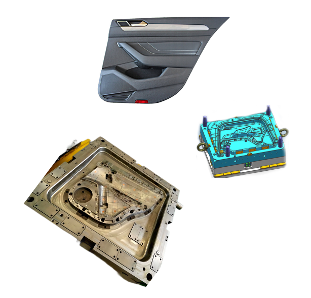 แม่พิมพ์แผงประตูอุปกรณ์ตกแต่งรถยนต์