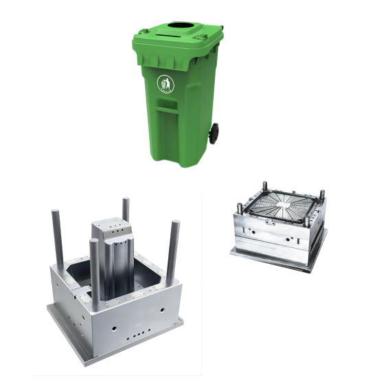 แม่พิมพ์ถังขยะพลาสติก 120 ลิตร