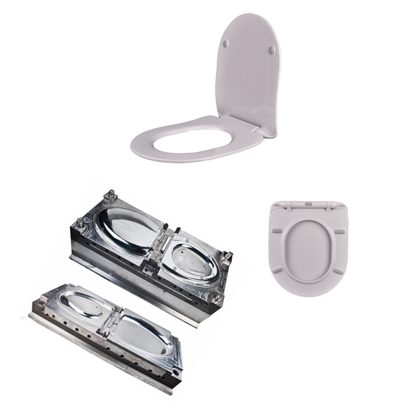 UF แม่พิมพ์อัดฝารองนั่งชักโครก