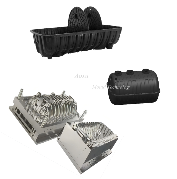 แม่พิมพ์ถังบำบัดน้ำเสีย HDPE 0.6m3