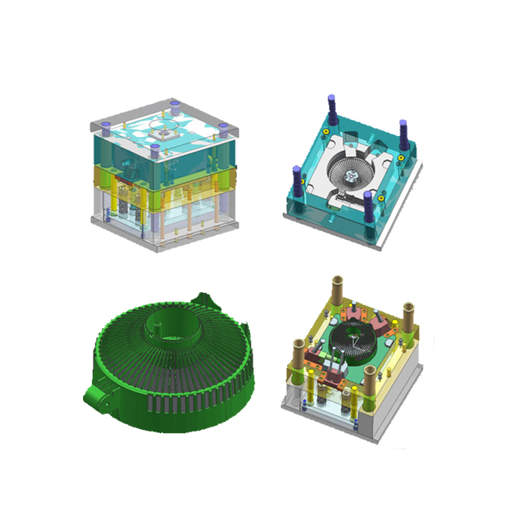 แม่พิมพ์ฉีดสำหรับตัวเรือนพัดลมพลาสติก