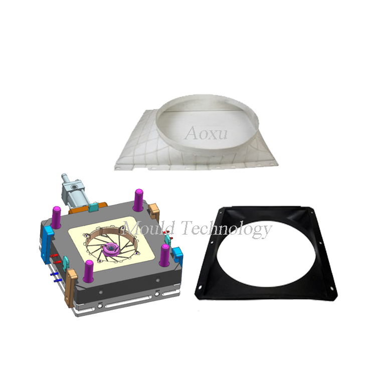 SMC แม่พิมพ์หุ้มพลาสติกพัดลมดูดอากาศ