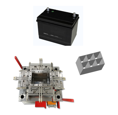 แม่พิมพ์ภาชนะบรรจุแบตเตอรี่รถยนต์